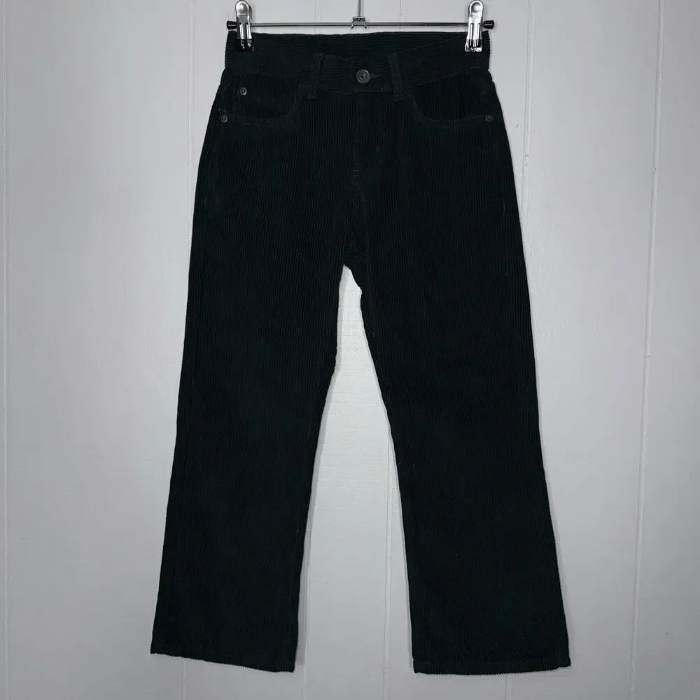 Children’s Place Boy’s Dark Green Corduroy Pants Size 7 NWT
